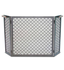 Plow &amp; Hearth Tri-Panel Fireplace Screens | Fireplace &amp; Hearth Stanton Tri-Panel Fireplace Screen - Iron