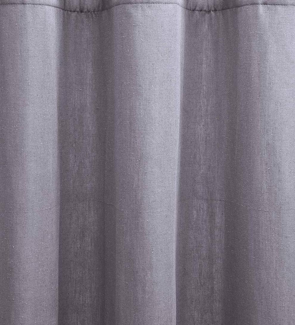 Plow &amp; Hearth Valances | Indoor Living Energy-Efficient Homespun Double-Lined Rod-Pocket Curtains