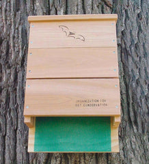 Plow &amp; Hearth Wildlife Housing | Yard &amp; Garden 3-Chamber Cedar And Plywood Bat House