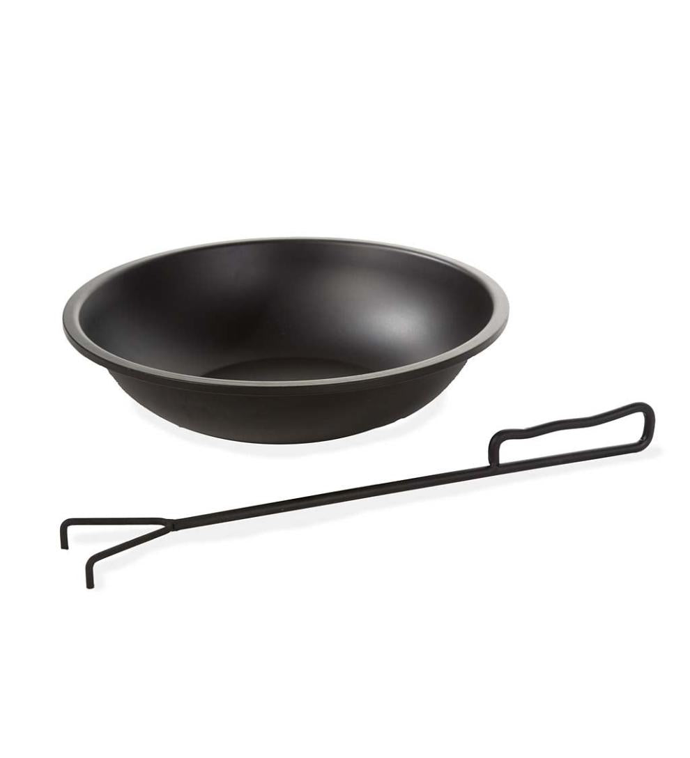 Plow &amp; Hearth Wood Burning Fire Pits | Fireplace &amp; Hearth Fully Enclosed Pagoda Fire Pit With Poker