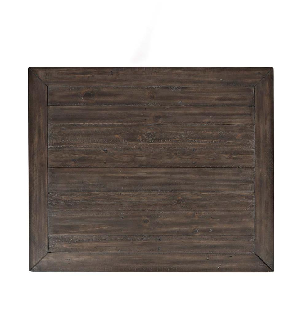 Plow &amp; Hearth Wood Furniture | Outdoor Living Cape Charles 3-Piece Barnwood Dining Set With Stools - Barnwood