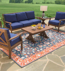 Plow &amp; Hearth Wood Furniture | Outdoor Living Claremont Seating Collection, Eucalyptus Wood Outdoor Furniture