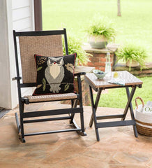 Plow &amp; Hearth Wood Furniture | Outdoor Living Claytor Folding Eucalyptus Outdoor Furniture