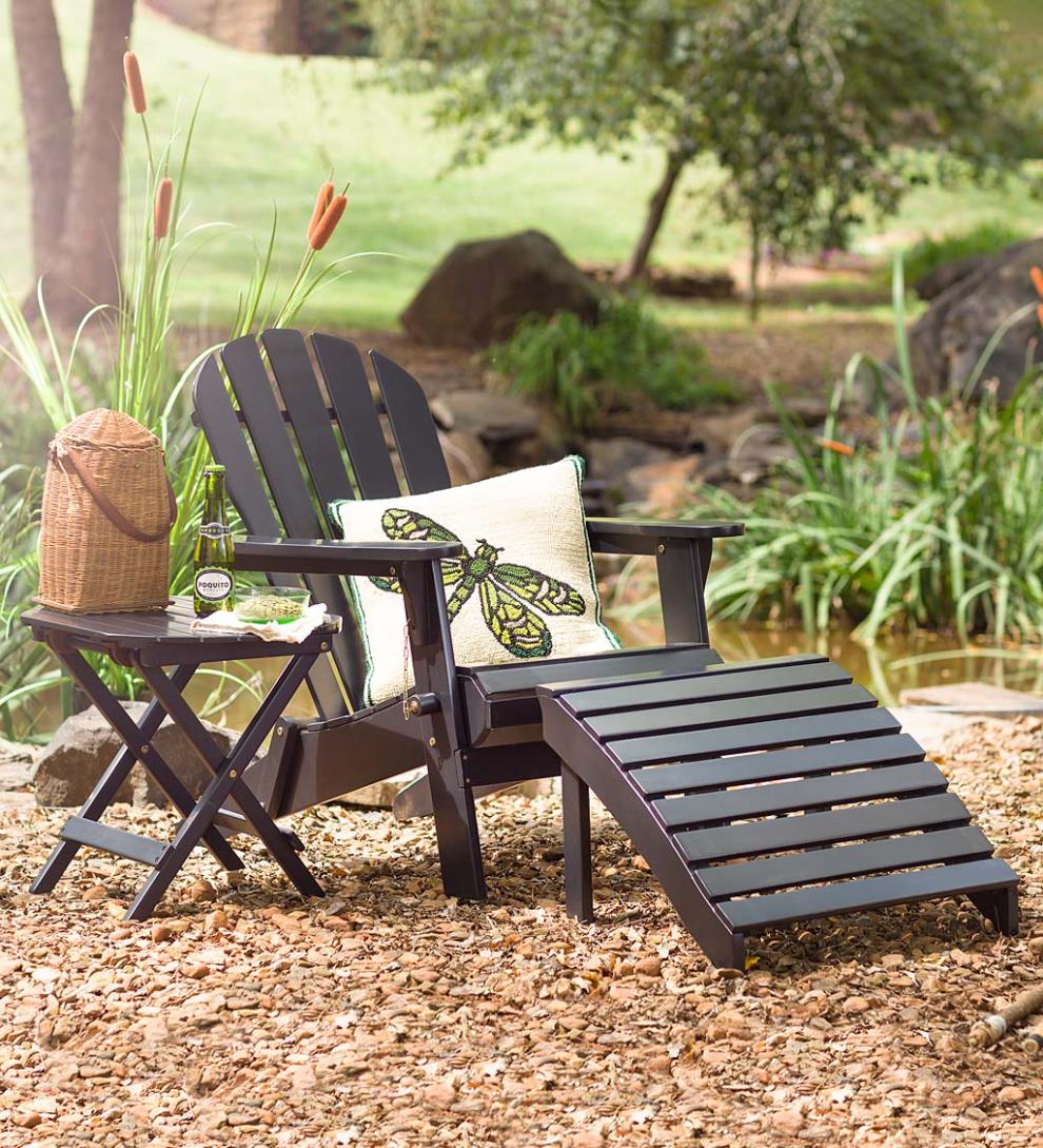 Plow &amp; Hearth Wood Furniture | Outdoor Living Wooden Adirondack Outdoor Furniture