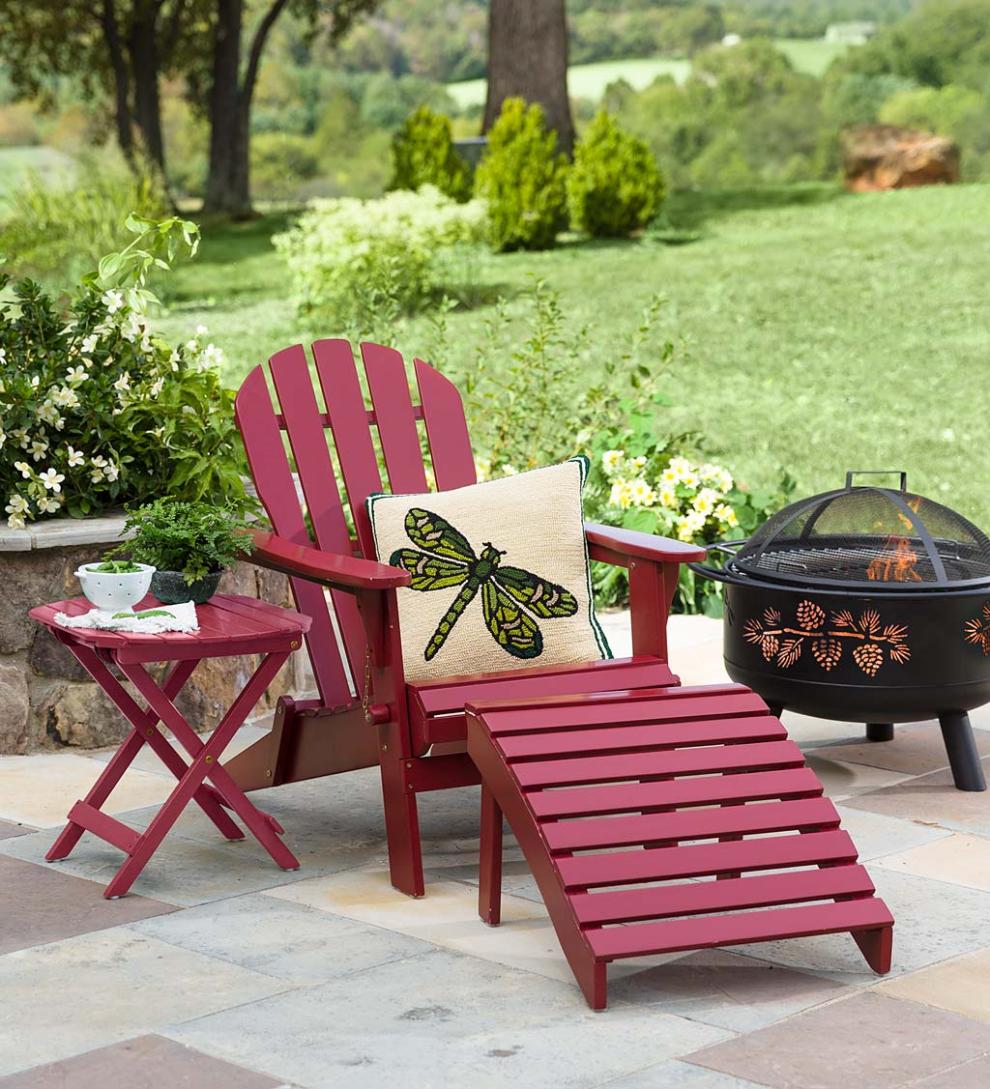 Plow &amp; Hearth Wood Furniture | Outdoor Living Wooden Adirondack Outdoor Furniture