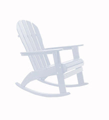Plow &amp; Hearth Wood Furniture | Outdoor Living Wooden Adirondack Rocker - Black