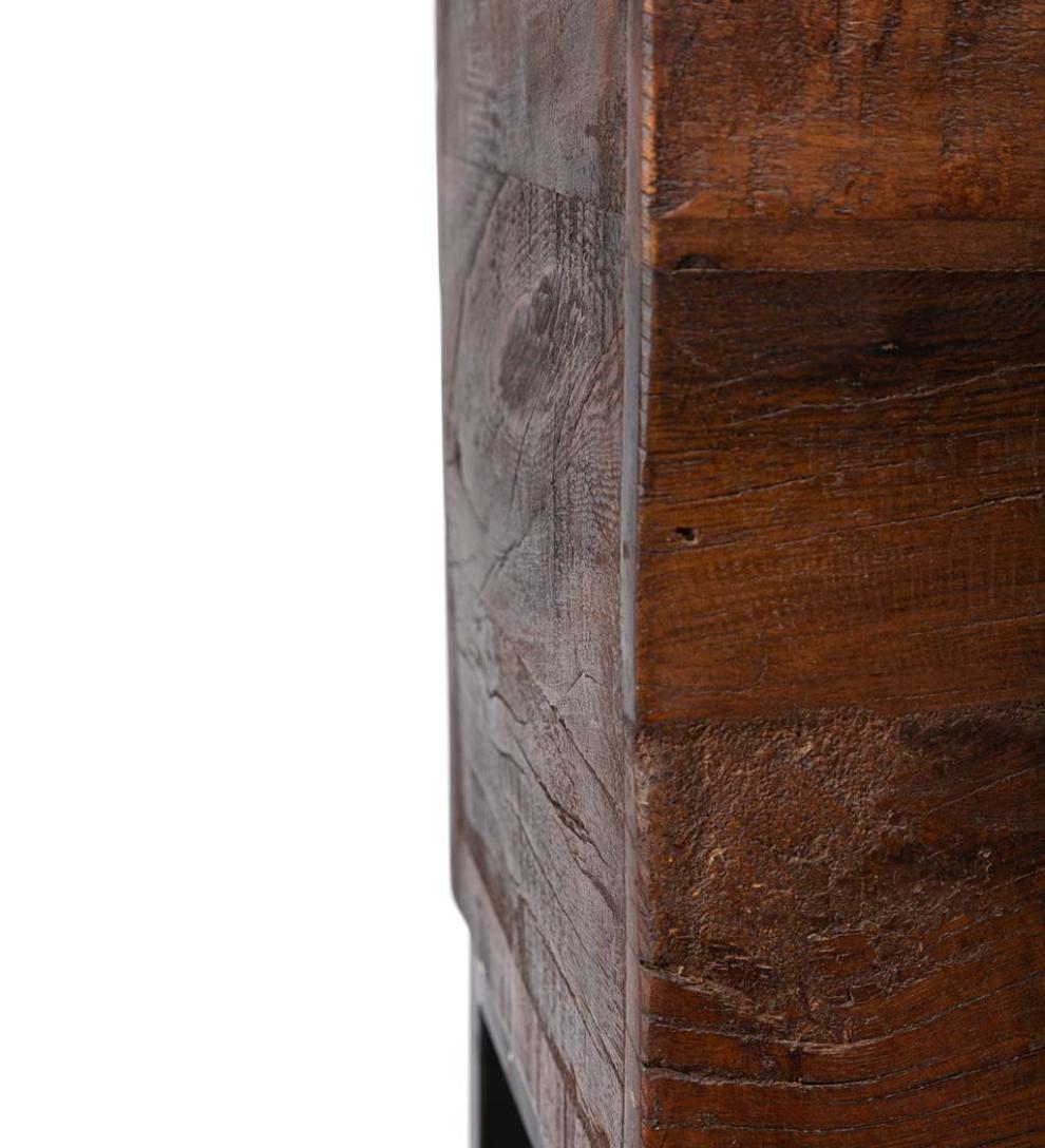 Plow &amp; Hearth Wood Storage &amp; Wood Racks | Fireplace &amp; Hearth Allegheny Raised Wood Storage Box With Fireplace Tools