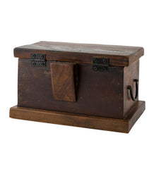 Plow &amp; Hearth Wood Storage &amp; Wood Racks | Fireplace &amp; Hearth Birmingham Reclaimed Wood Hearth Storage Box With 5 Lbs. Fatwood