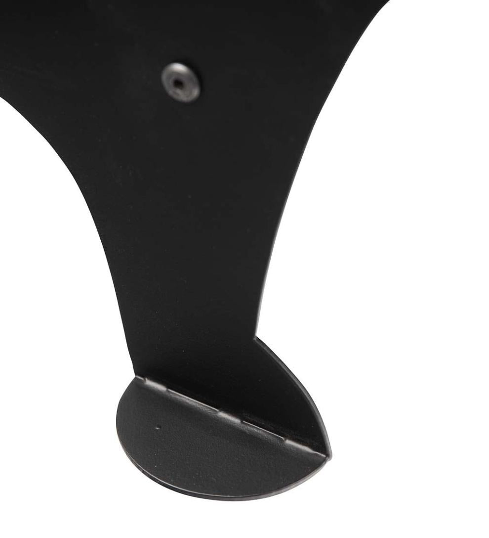 Plow &amp; Hearth Wood Storage &amp; Wood Racks | Fireplace &amp; Hearth Metal Bear Silhouette Log Holder