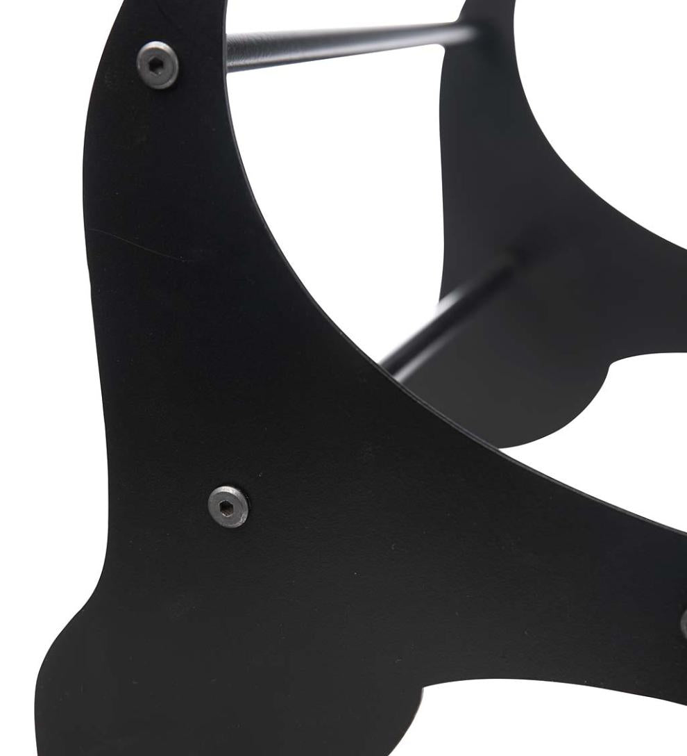 Plow &amp; Hearth Wood Storage &amp; Wood Racks | Fireplace &amp; Hearth Metal Bear Silhouette Log Holder