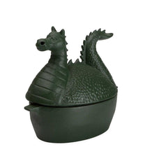 Plow &amp; Hearth Wood Stove Accessories | Fireplace &amp; Hearth Green Dragon Cast Iron Wood Stove Steamer - Green