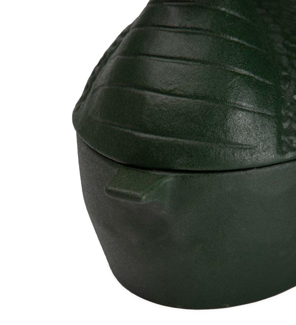 Plow &amp; Hearth Wood Stove Accessories | Fireplace &amp; Hearth Green Dragon Cast Iron Wood Stove Steamer - Green