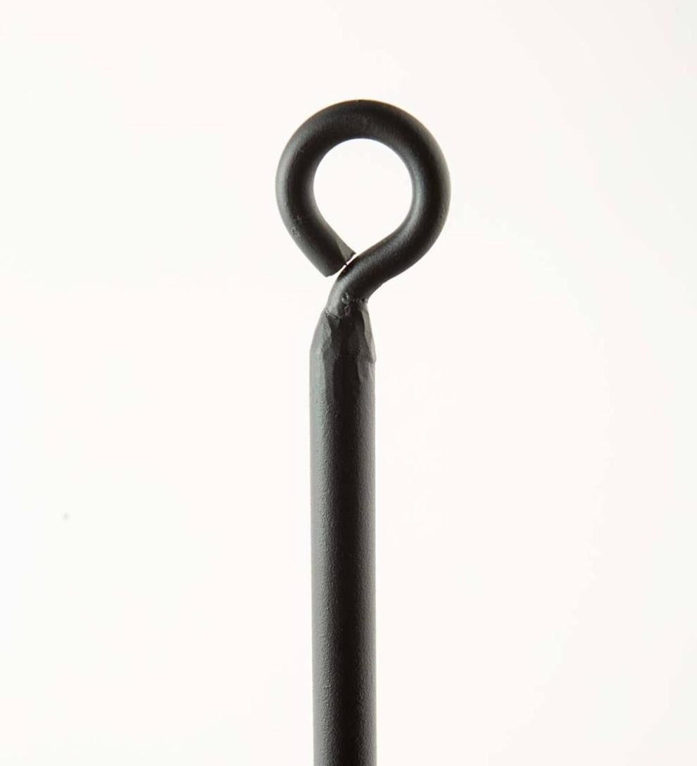 Plow &amp; Hearth Wood Stove Accessories | Fireplace &amp; Hearth Labrador Puppy Fireplace 3-Piece Tool Set With Fatwood Storage Space