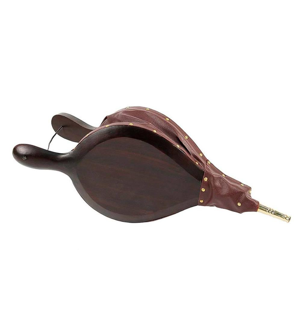 Plow &amp; Hearth Wood Stove Accessories | Fireplace &amp; Hearth Wood And Leather Shaker Style Bellow