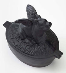 Plow &amp; Hearth Woodstove Steamers | Fireplace &amp; Hearth Cast Iron Flying Pig Wood Stove Steamer