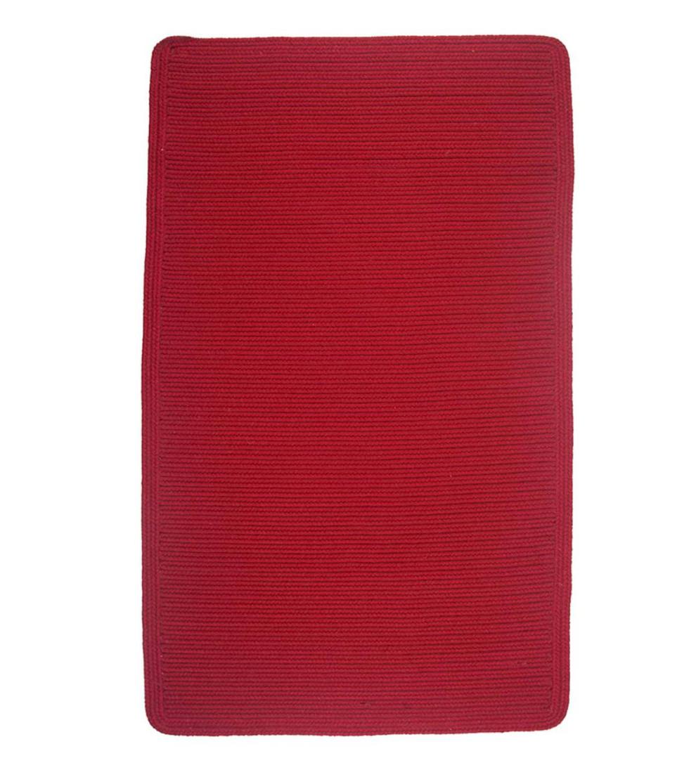 Plow &amp; Hearth Wool Rugs | Indoor Living Blue Ridge Rectangle Wool Braided Rugs