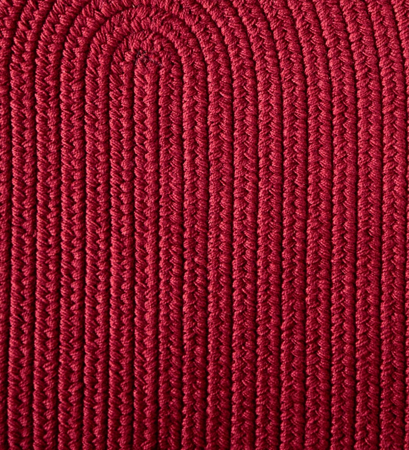 Plow &amp; Hearth Wool Rugs | Indoor Living Blue Ridge Wool Braided Oval Rugs, Made In Usa