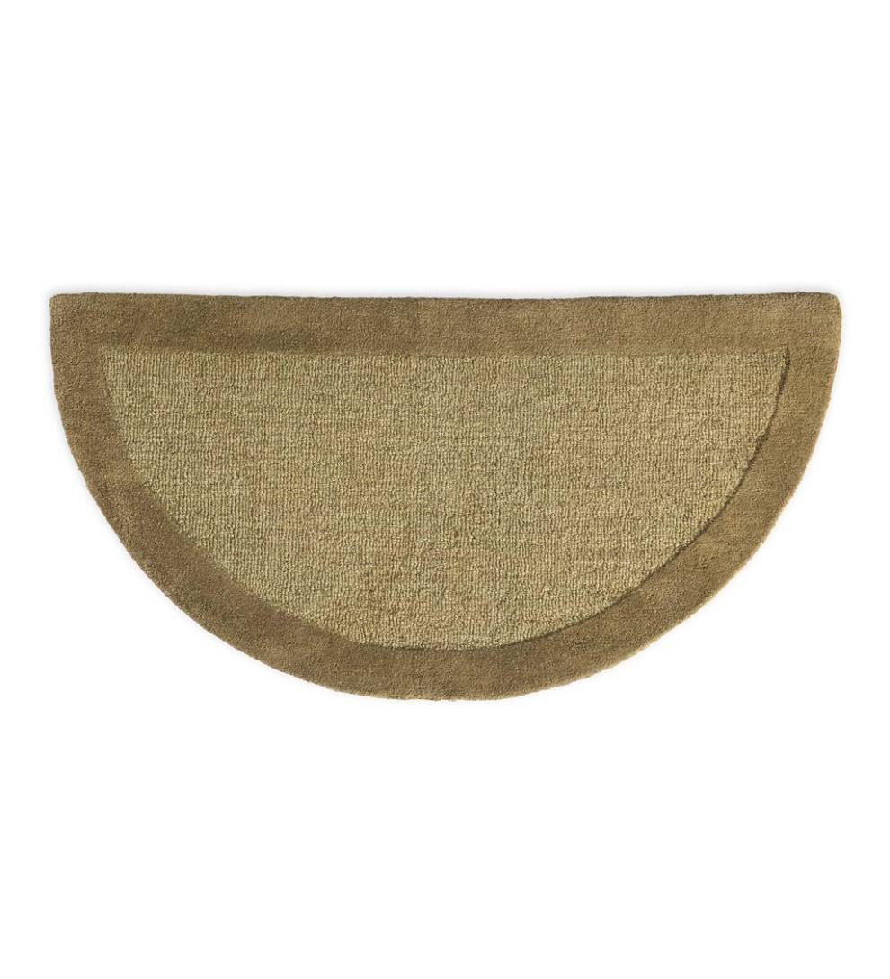 Plow &amp; Hearth Wool Rugs | Indoor Living Madrid Banded Wool Hearth Rug