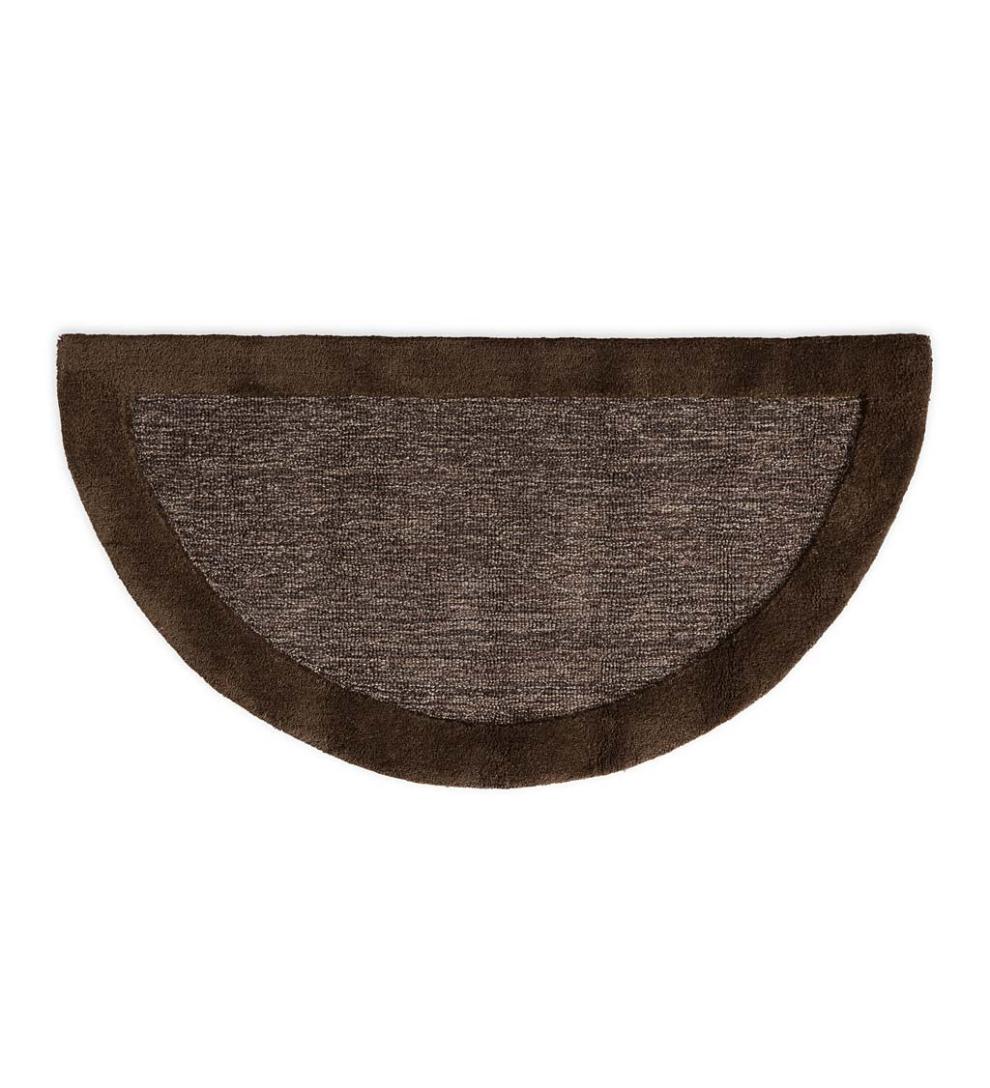 Plow &amp; Hearth Wool Rugs | Indoor Living Madrid Banded Wool Hearth Rug