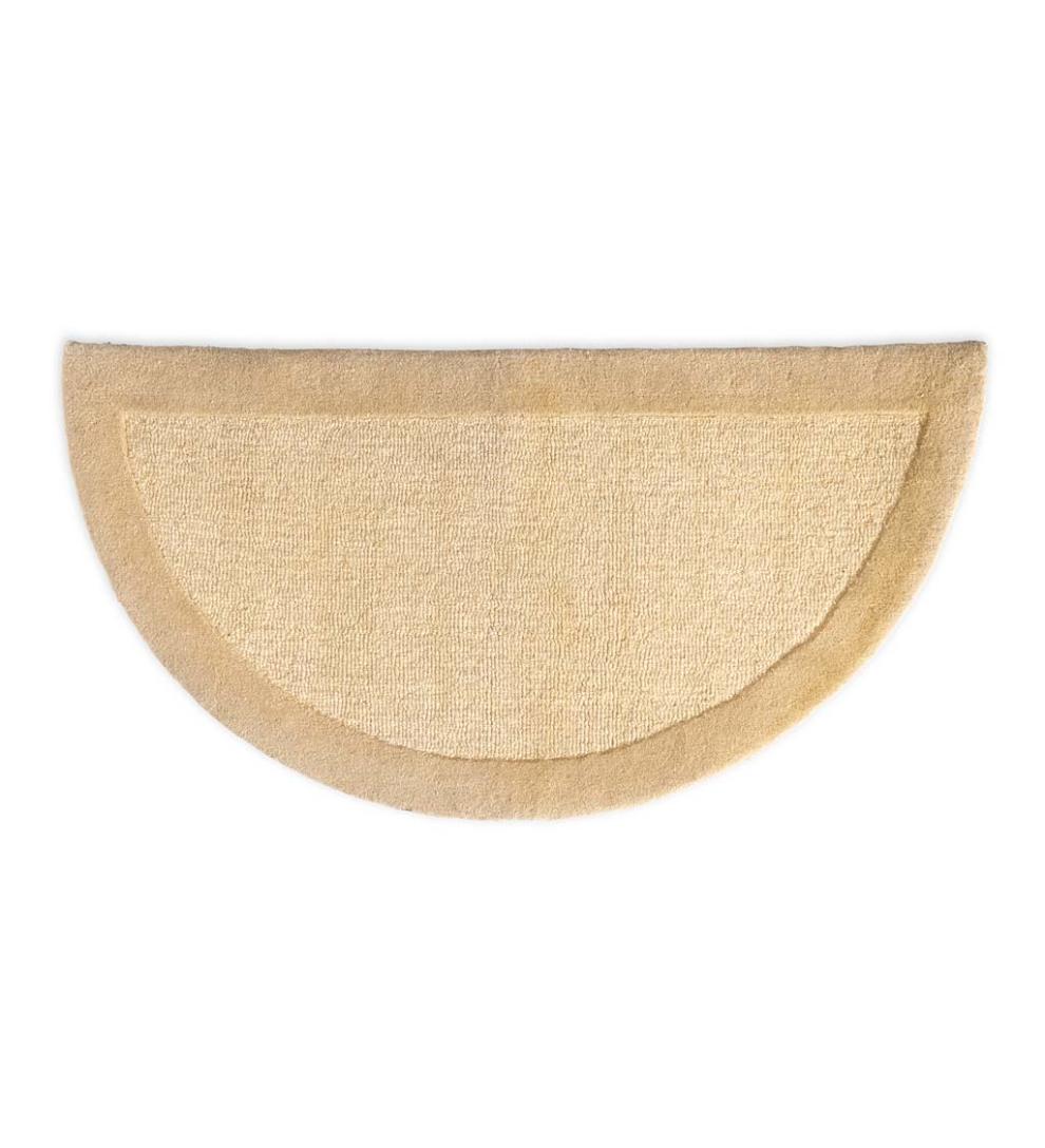 Plow &amp; Hearth Wool Rugs | Indoor Living Madrid Banded Wool Hearth Rug