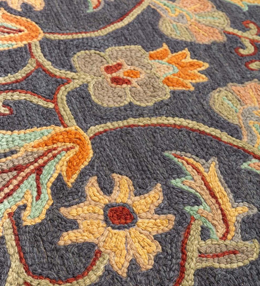 Plow &amp; Hearth Wool Rugs | Indoor Living Mclean Wool Rug