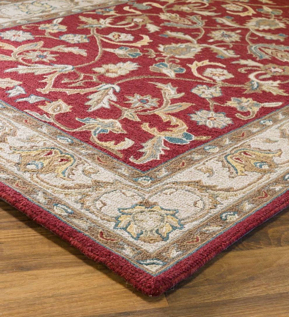 Plow &amp; Hearth Wool Rugs | Indoor Living Mclean Wool Rug