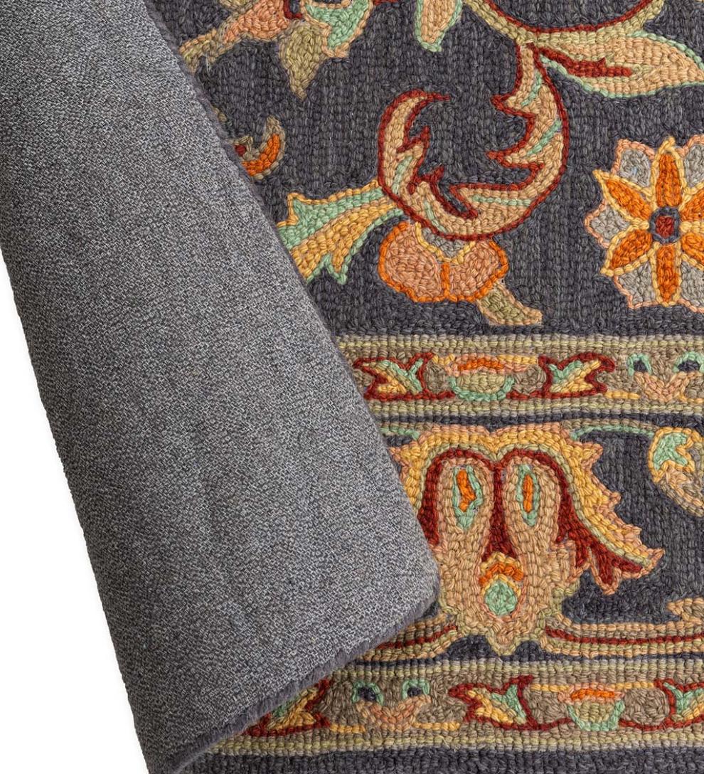 Plow &amp; Hearth Wool Rugs | Indoor Living Mclean Wool Rug