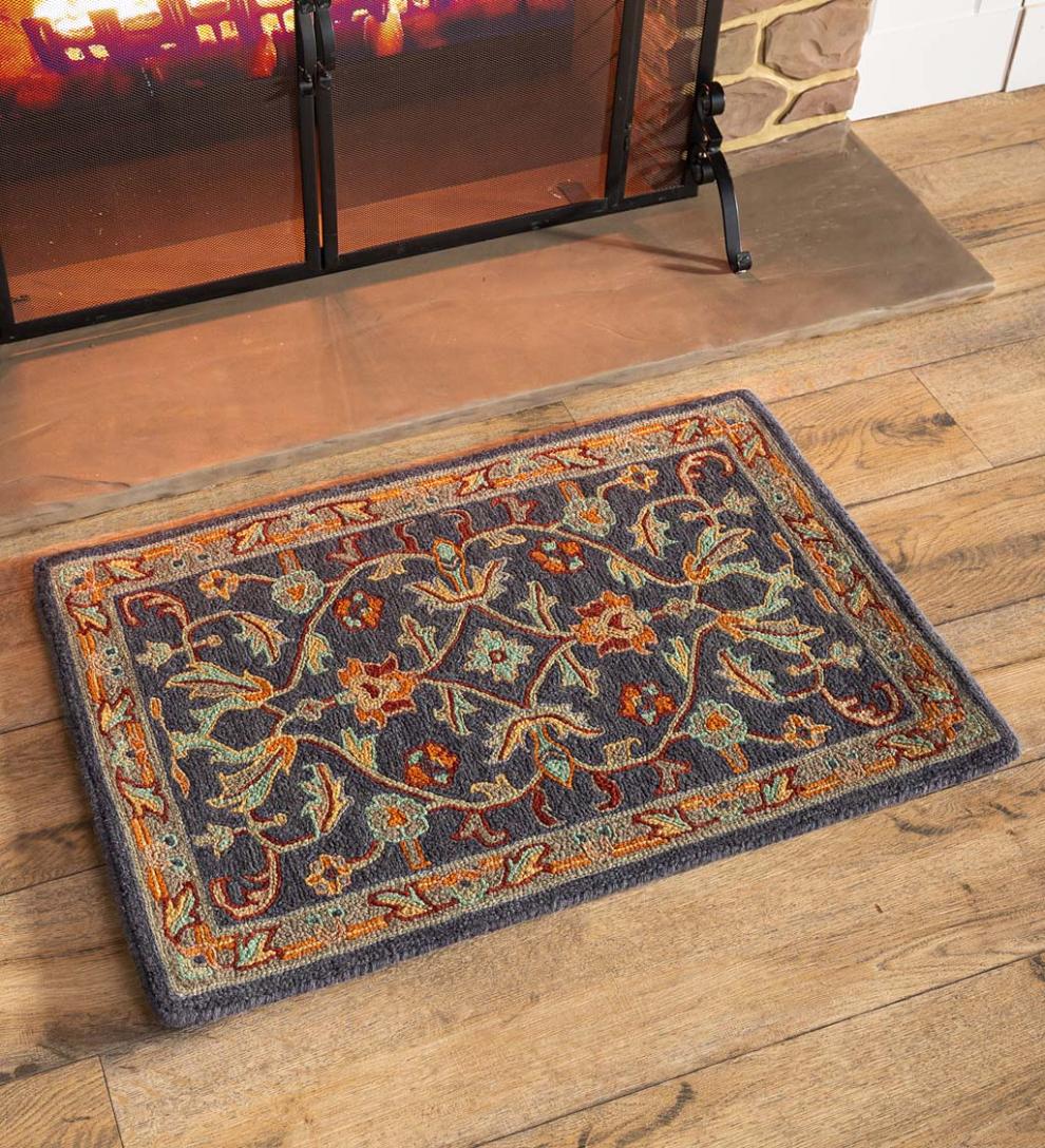 Plow &amp; Hearth Wool Rugs | Indoor Living Mclean Wool Rug