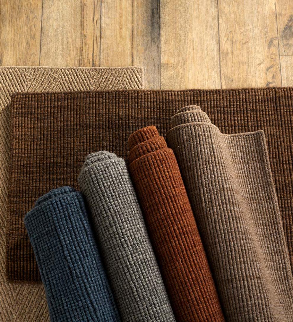 Plow &amp; Hearth Wool Rugs | Indoor Living Wool Blend Dalton Rugs For Hearth And Home