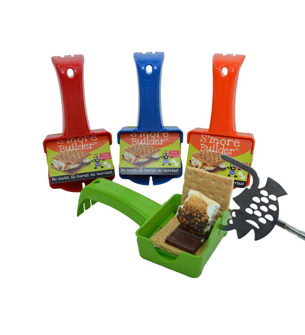 Plow &amp; Hearth Fire Pits | Fireplace &amp; Hearth Campfire Fun Pak With Roasting Sticks And S'More Builder