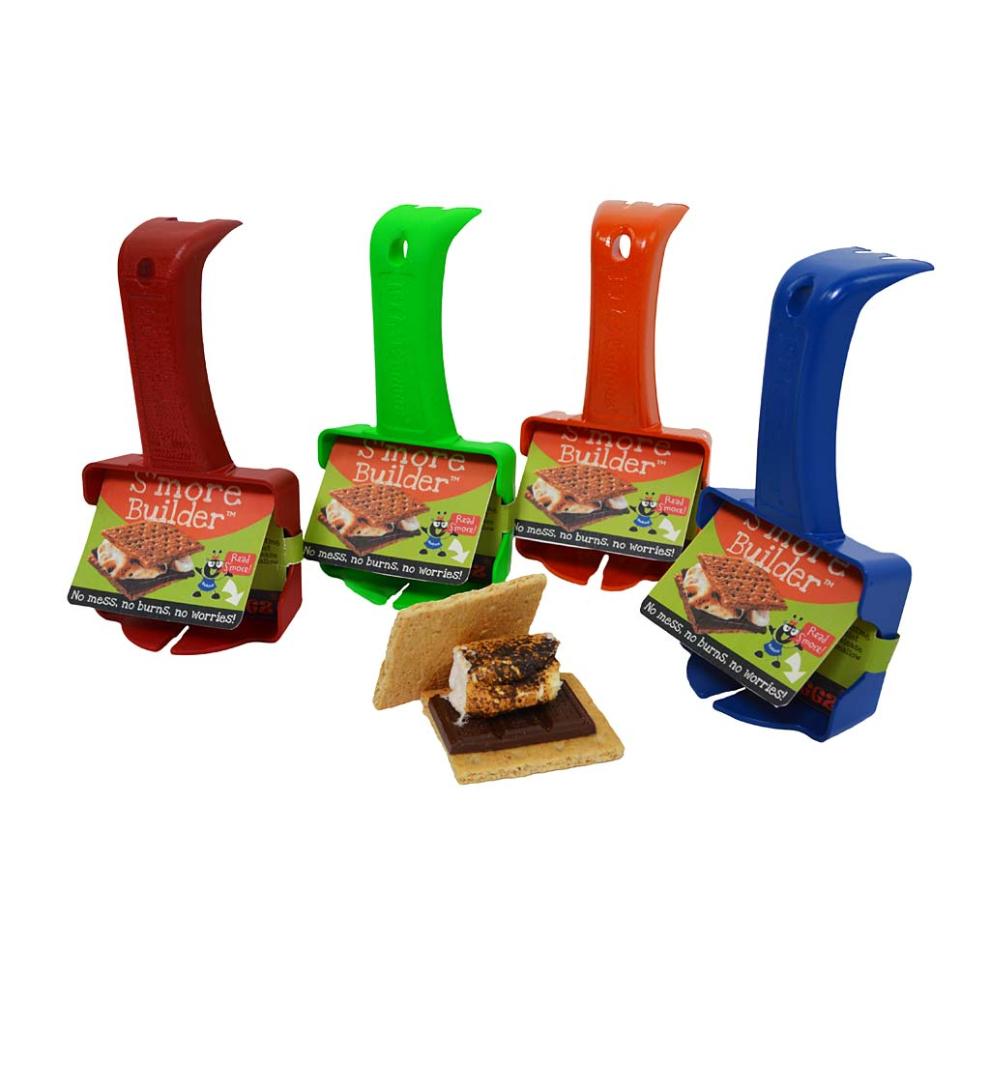 Plow &amp; Hearth Fire Pits | Fireplace &amp; Hearth Campfire Fun Pak With Roasting Sticks And S'More Builder