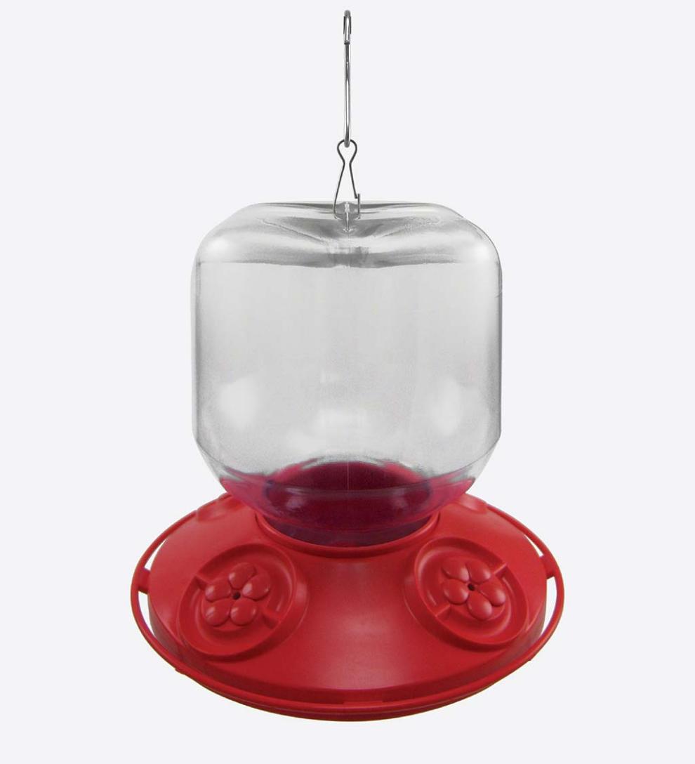 Plow &amp; Hearth Bird Feeders | Yard &amp; Garden Dr. Jb'S 32-Ounce Switchable Size Hummingbird Feeder