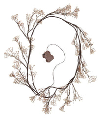 Plow &amp; Hearth Home Accents | Indoor Living Indoor/Outdoor Lighted Baby'S Breath Garland With Timer