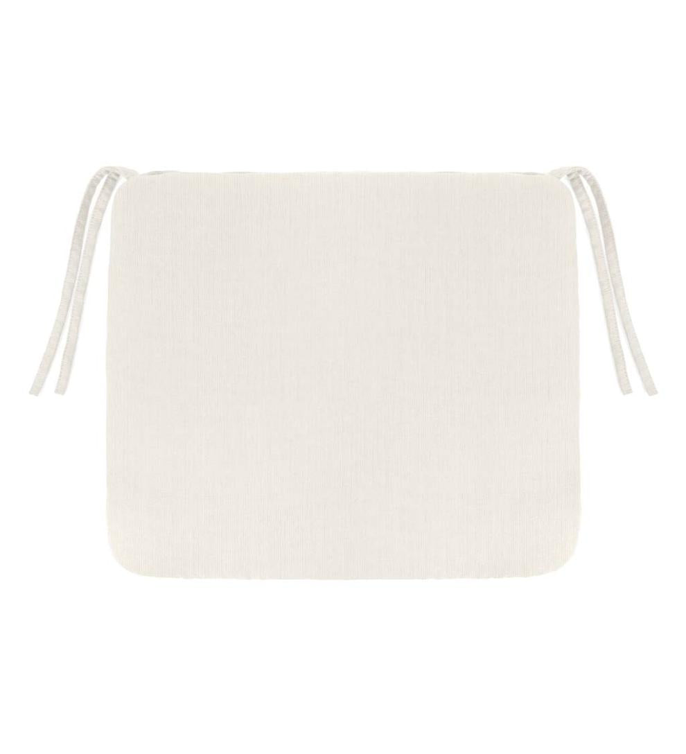 Plow &amp; Hearth Outdoor Furniture Cushions | Outdoor Living Polyester Classic Chair Cushions With Ties, 16" Sq. X 3" - Forest Hydrangea