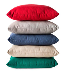 Plow &amp; Hearth Outdoor Furniture Cushions | Outdoor Living Sunbrella Throw Pillow, 15" Sq. X 7" - Bandana