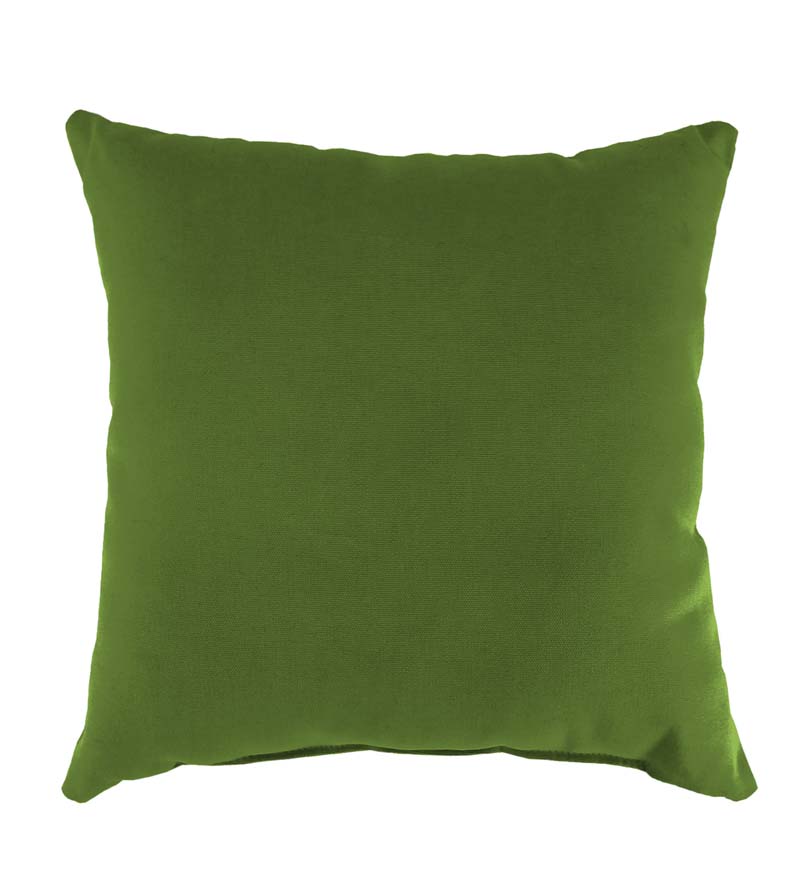 Plow &amp; Hearth Outdoor Furniture Cushions | Outdoor Living Sunbrella Throw Pillow, 22" Sq. X 8" - Bandana