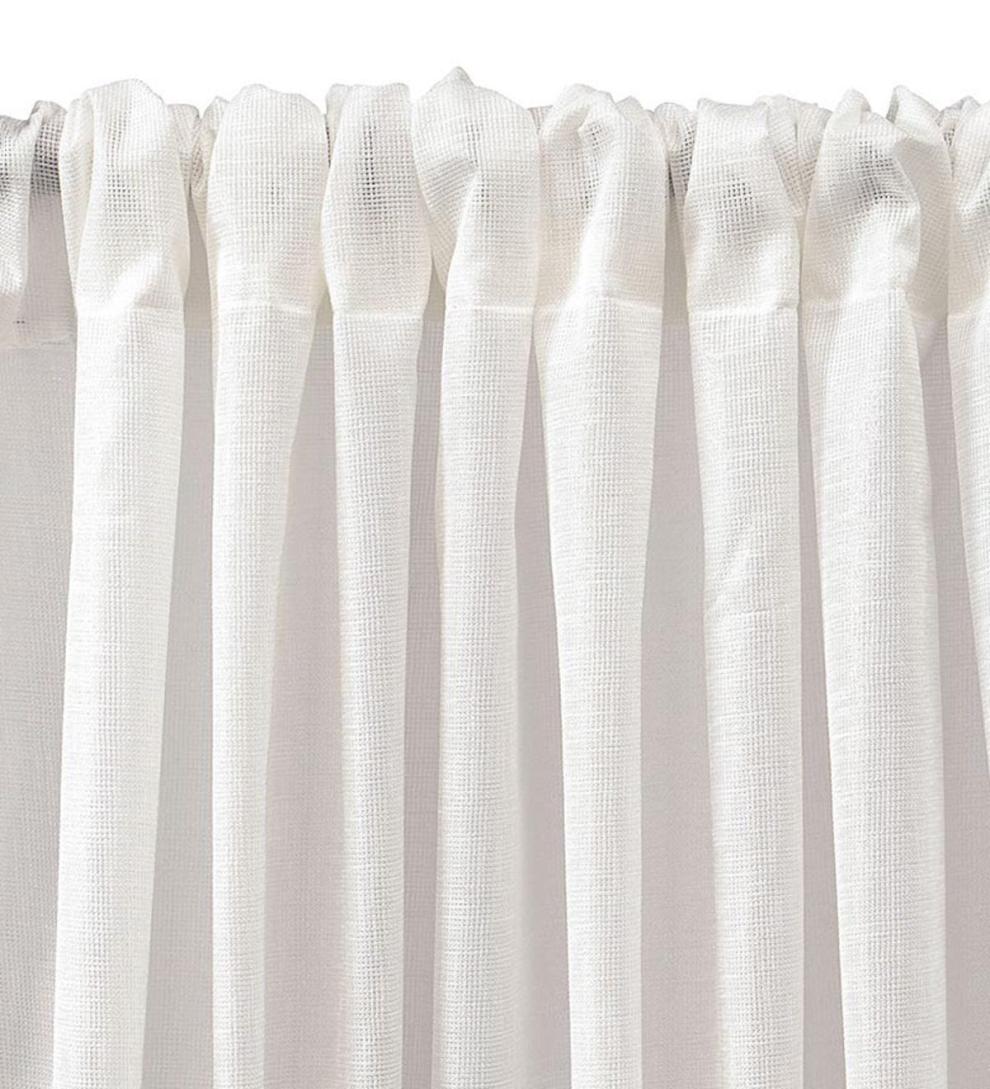 Plow &amp; Hearth Insulated Curtains | Indoor Living Thermalogic Thermasheer Insulating Rod-Pocket Semi-Sheer Window Curtain Panels