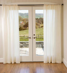Plow &amp; Hearth Insulated Curtains | Indoor Living Thermalogic Thermasheer Insulating Rod-Pocket Semi-Sheer Window Curtain Panels