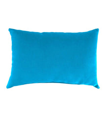 Plow &amp; Hearth Outdoor Furniture Cushions | Outdoor Living Sunbrella Lumbar Pillow, 19" X 12" X 5½" - Bandana