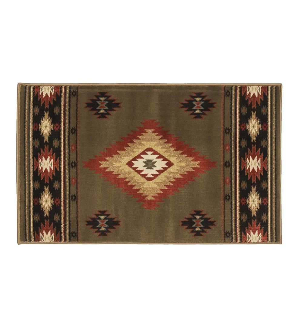 Plow &amp; Hearth Home Accents | Indoor Living Vista Desert Rug, 30" X 50" - Beige