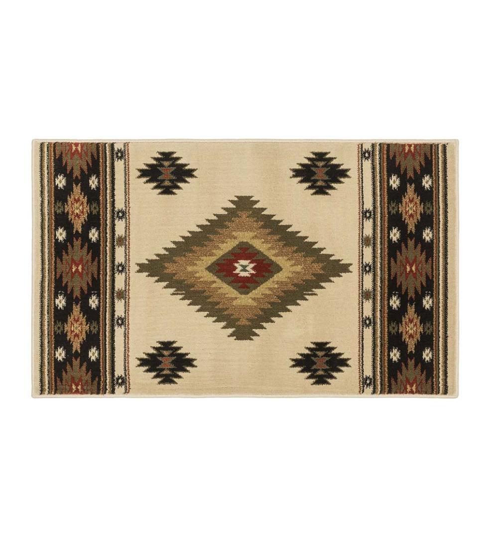Plow &amp; Hearth Home Accents | Indoor Living Vista Desert Rug, 30" X 50" - Beige