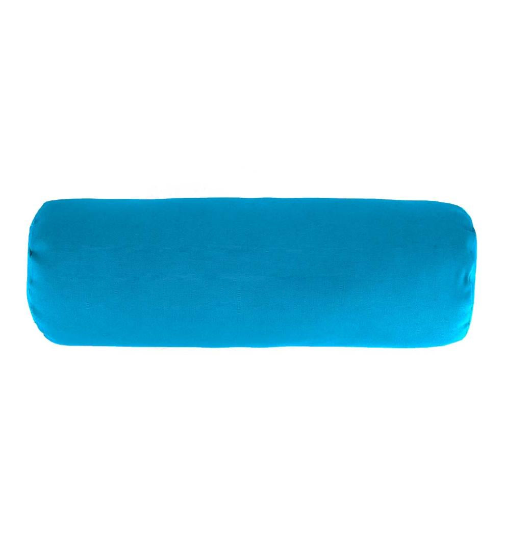 Plow &amp; Hearth Outdoor Furniture Cushions | Outdoor Living Sunbrella Bolster Pillow, 19" X 9" - Bandana